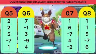 Lesson 4 Abacus Juniors Level 0 Mental Maths Soroban with the Fluffy Guy #abacuseducation #soroban