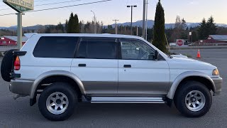 1997 Mitsubishi Challenger Sport /Montero turbo diesel 2.8L 4M40 Right Handle Drive RHD 4WD 69K mi