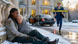 Billionaire Is Shocked to See His Mother Leaning on a Homeless Teen, He Rushes Over and...