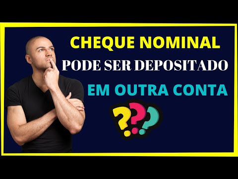 Vídeo: Você pode descontar um cheque novidade?