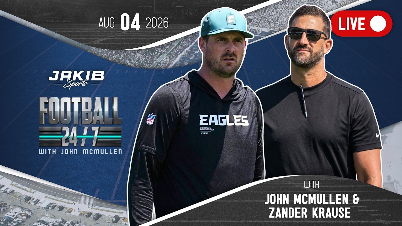 Football 24/7: Eagles Camp Day 5! Defense Still STRONG & Offense Looking to Stack Wins!