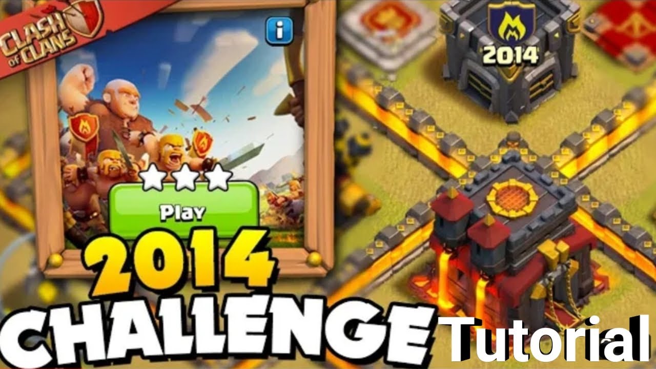 Easily 3 Star the 2014 Challenge Clash of Clans | How to beat 10th