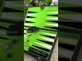 Lime green leather vibes 🎲✨ 21" of pure backgammon fire!