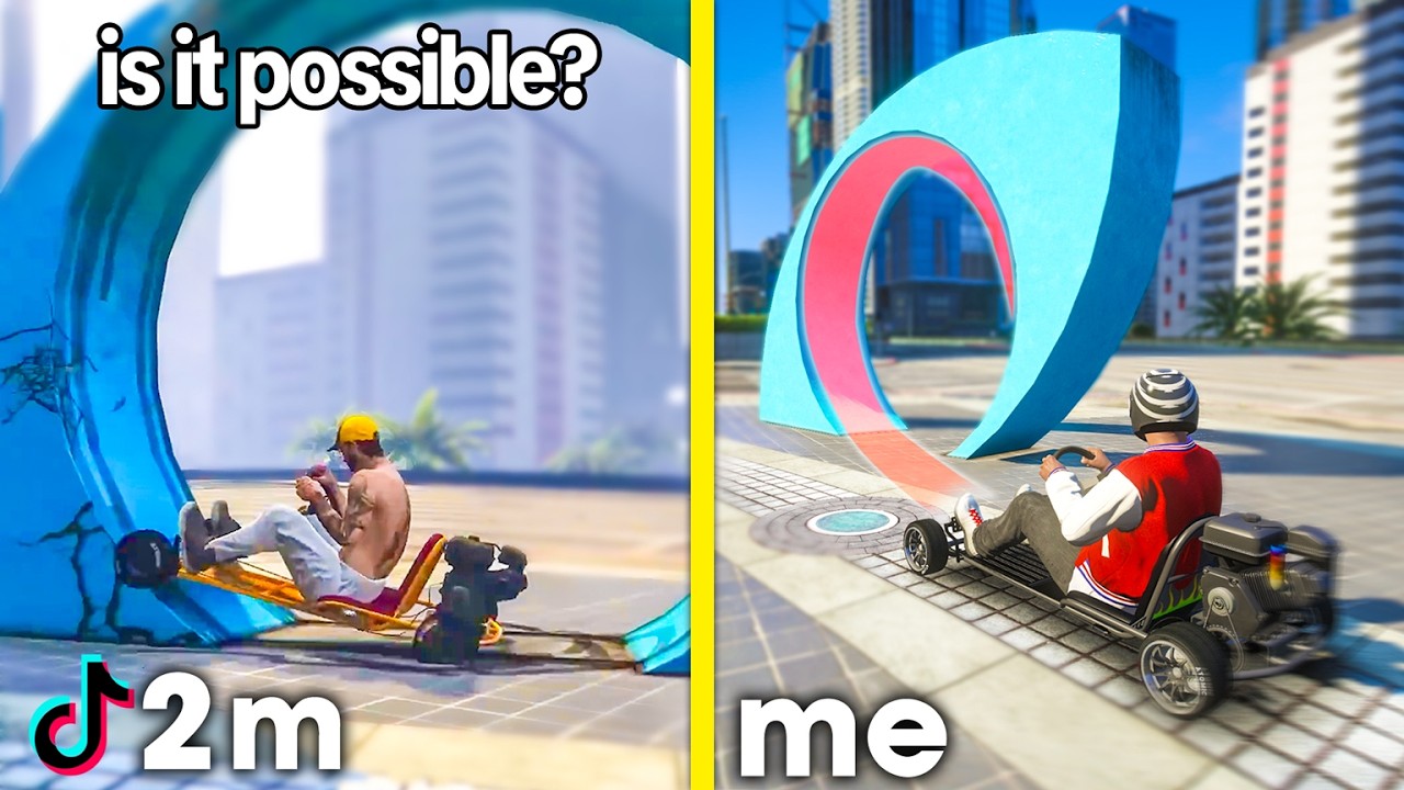 Can I Land Viral TikTok Stunts In GTA 5?