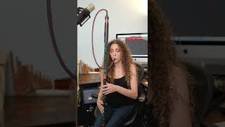 Have you ever heard a flute made of copper? Melody is &quot;River Lullaby&quot; #shorts #copperflute #flute