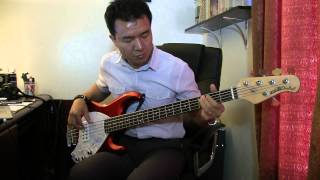 Video thumbnail of "Myanmar Praise & Worship -"Because Of Jesus" - Bass Cover"