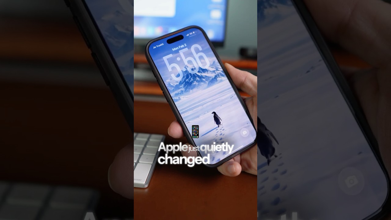 Это НЕ ошибка, это функция iOS 26.