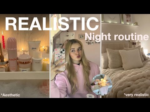 REALISTIC night routine 🧖🏼‍♀️