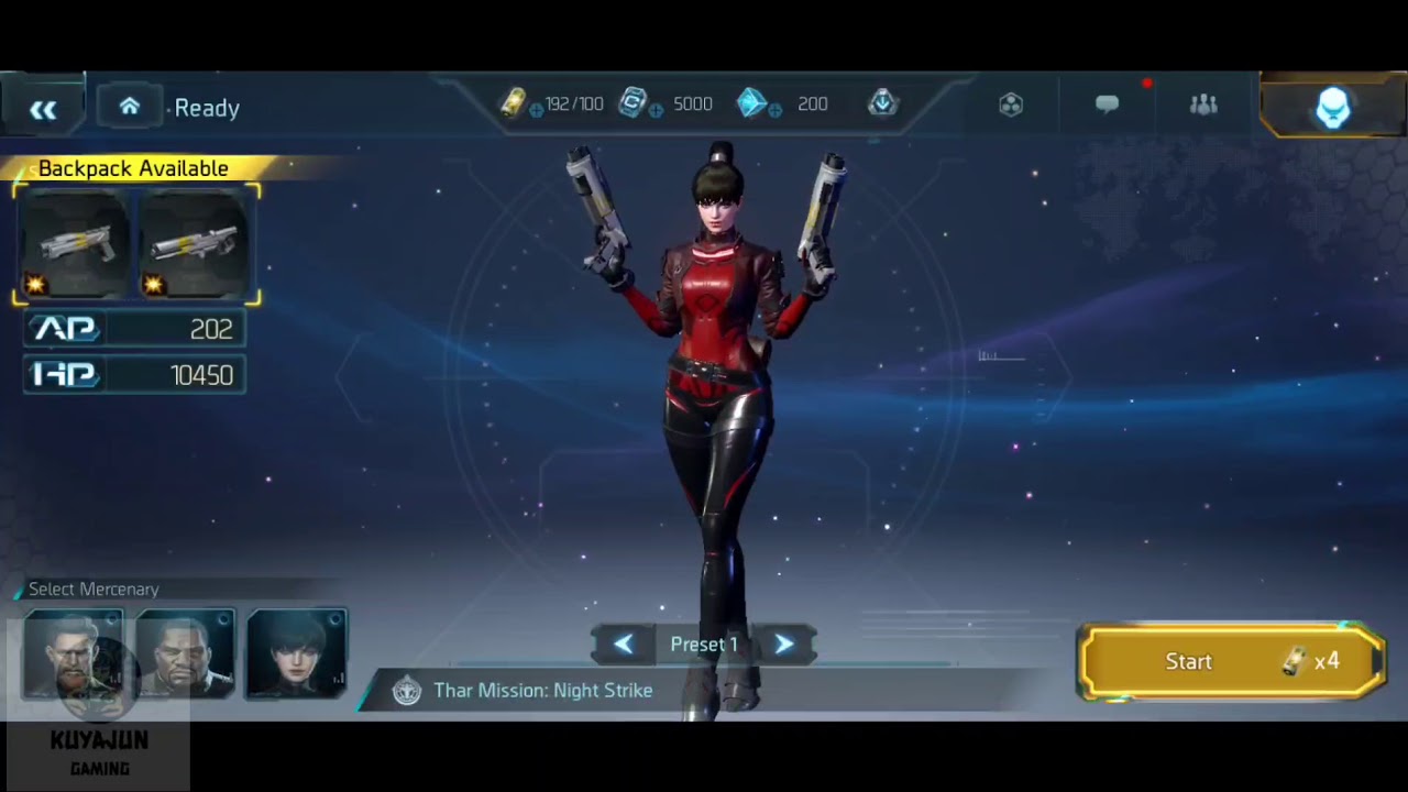 GiganticX gameplay with KuyaJun. The two range mercenaries.