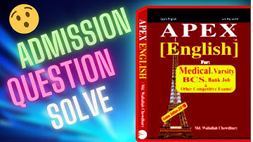 Admission question Solve  .Buet admission question Solve #english