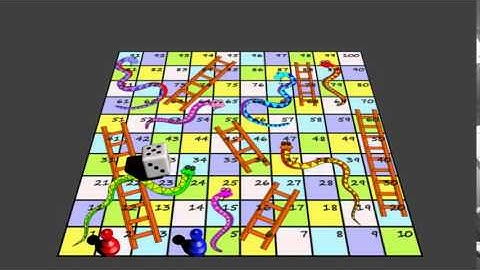 Snake & Ladders animation | mini project | Blender 3D