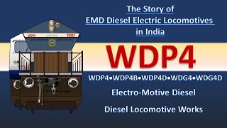 WDP4 | WDG 4 | Diesel electric locomotives | EMD | WDP4B | WDP4D | WDG4D | General Motors