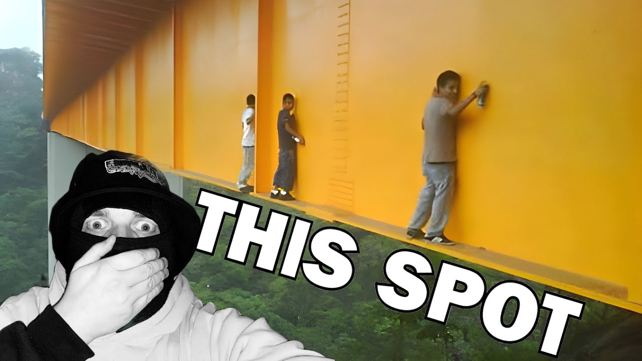 Самые опасные места для граффити