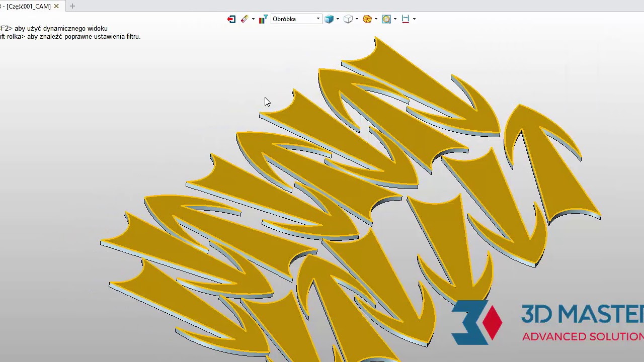 Nesting ZW3D - modele 3D i obróbka CAM