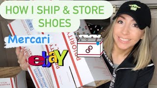 How I Ship Shoes + My Inventory Set Up | Full-Time Reseller