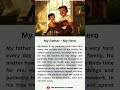 My Father My Hero | Short English Story for Beginners | Learn English #languagelearning #shorts