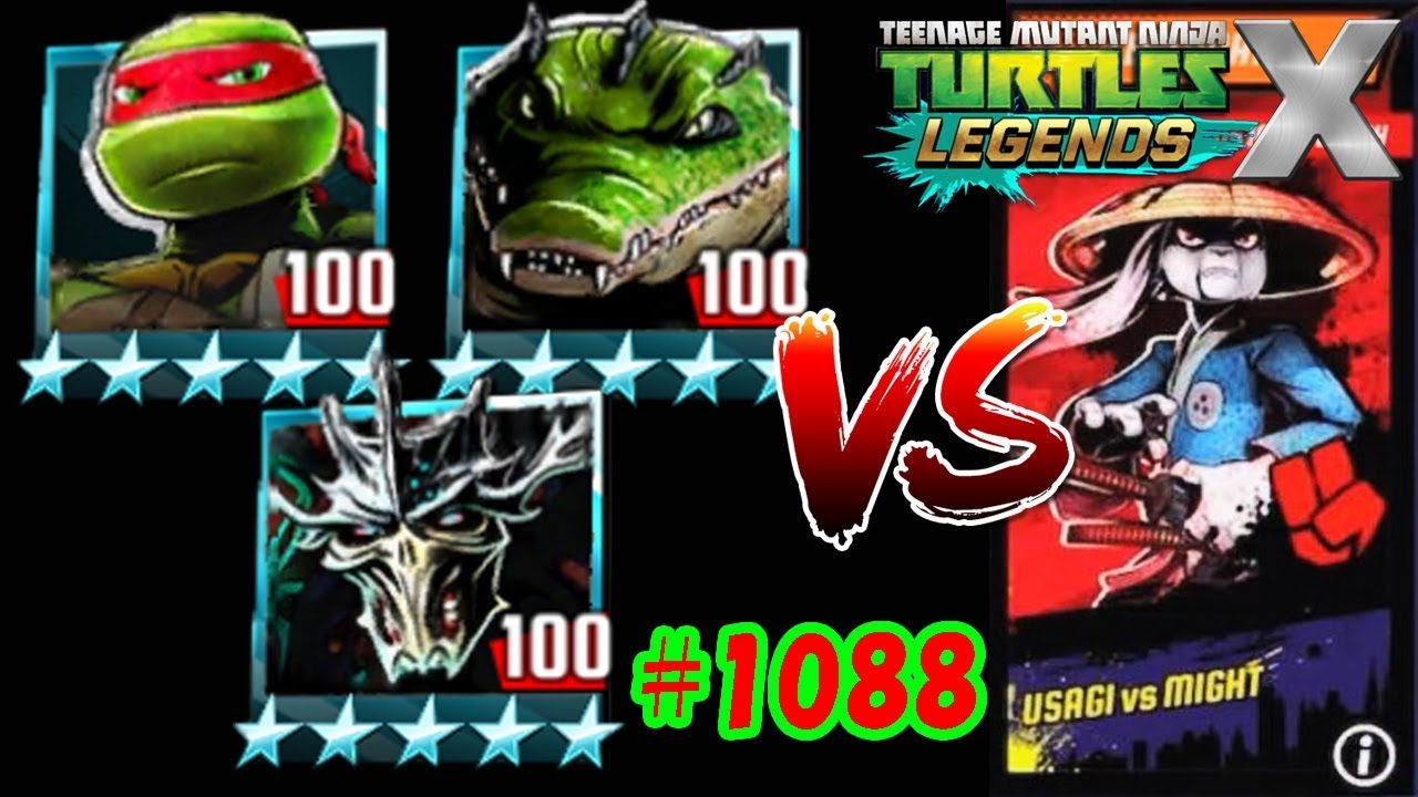 TMNT Legends LV100 Leatherhead, Raphael, Super Shredder Vs Usagi
