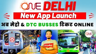 ONE Delhi New Mobile App | Metro & DTC Bus Ticket Online 2024 | one delhi app ticket booking screenshot 2