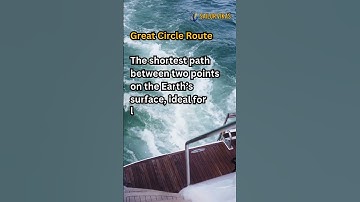 Great Circle Route Explained! 🌍 | The Secret Behind the Shortest Path on Earth! ✈️🚢