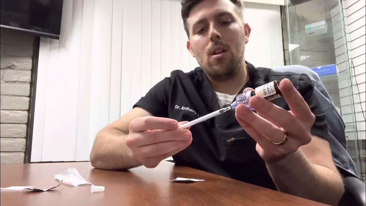 Using a swan lock needle free adapter to access testosterone vial youtube