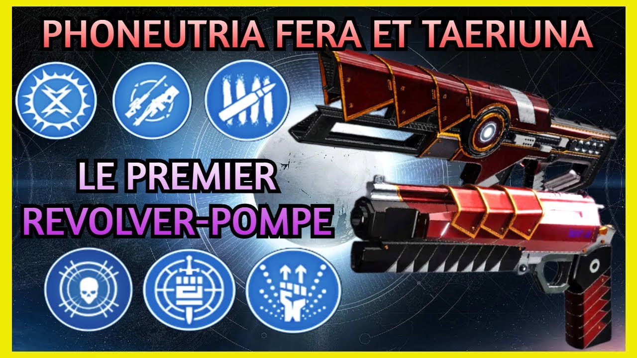 DESTINY 2 - CETTE ARME EST UNIQUE ! UN POMPE DANS UN REVOLVER ! LA SEMAINE DES ARMES EST LANCÉ !