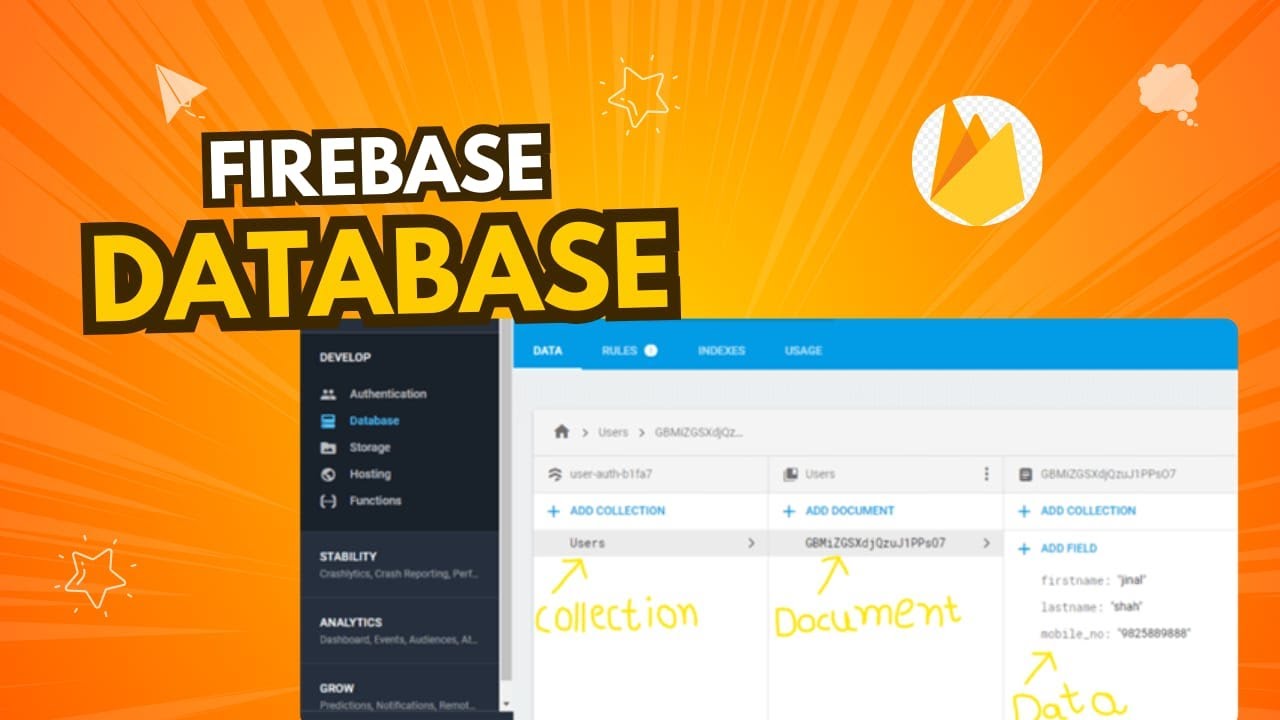 firebase database - YouTube