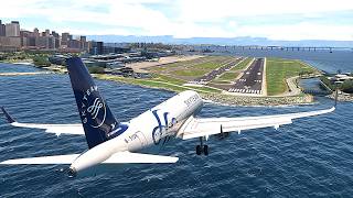 Extreme Approach Airbus A320 Xiamenair Hair-Raising Landing At Santos Dumont Airport