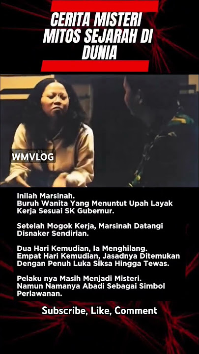Marsinah: Suara yang Dibungkam, Perlawanan yang Abadi #history #mitos #fypviral #tempodulu