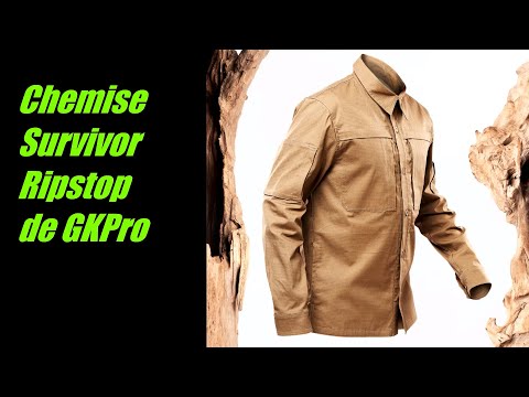 Présentation de la chemise Survivor Ripstop de GKPro.