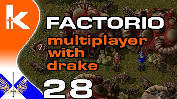 Factorio 0.16 Multiplayer | Belts and Biters with Drake | Ep 28