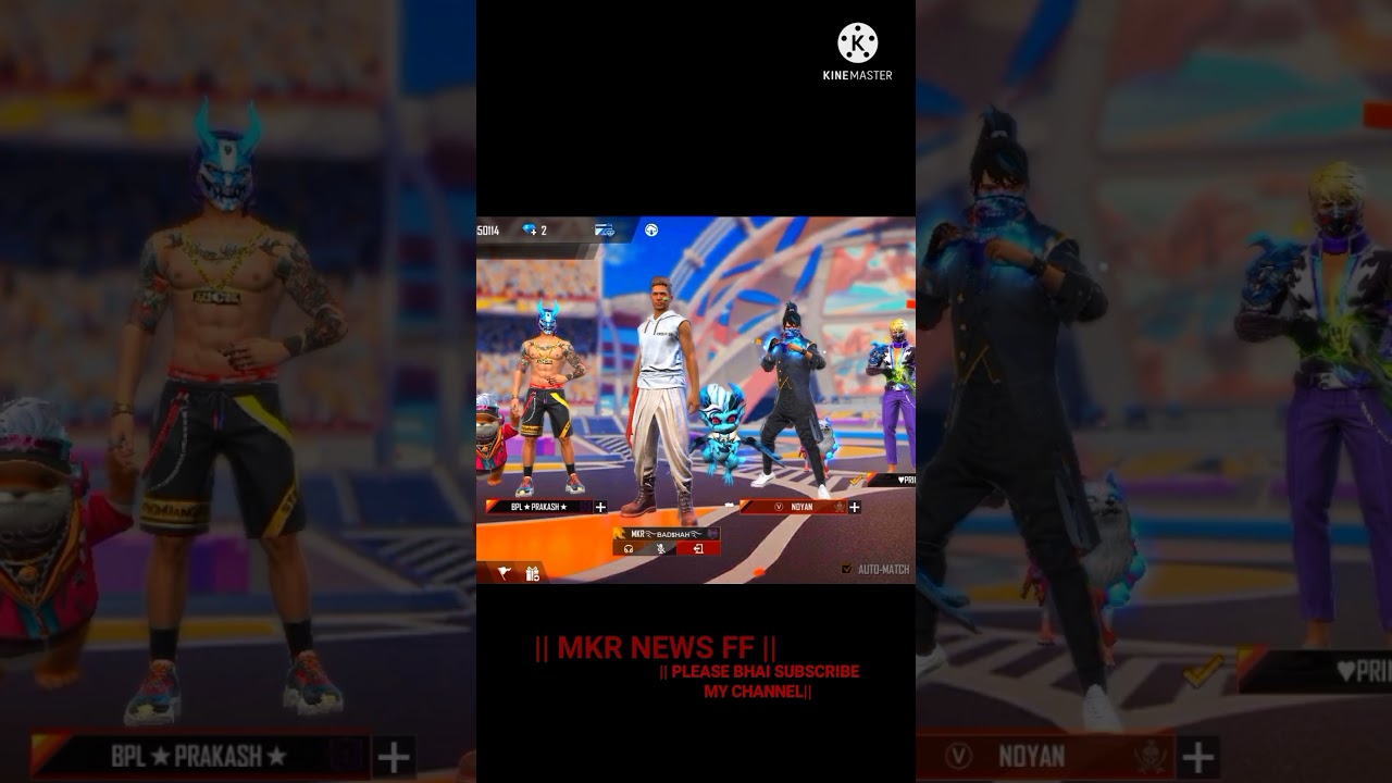 || MKR NEWS FF || BADSAHA BHAI AND FRIENDS DIAMOND HEROIC  LAVEL FF VIDEO