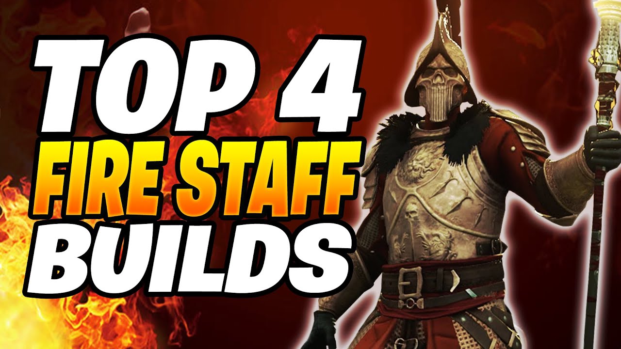 TOP 4 NEW Best FIRE STAFF Builds 2023 New World Fire Staff Build 2023