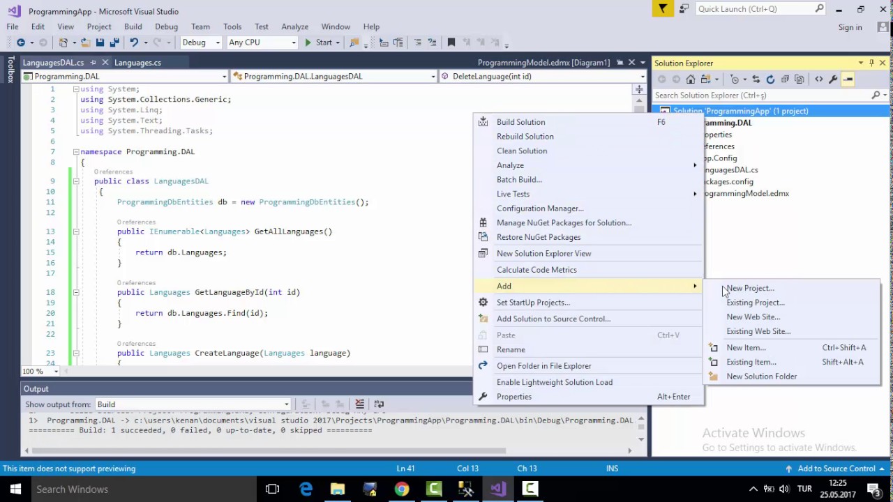 7- Web Api ile CRUD Fonksiyonlarını Hazırlama - YouTube