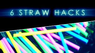 6 STRAW HACKS AND TRICKS ~ INCREDIBLE SCIENCE