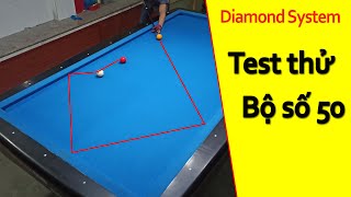 Nút số bida - Diamond System | Test Thử Bộ Số 50 Trong Bida 3 Băng | Mười Cò