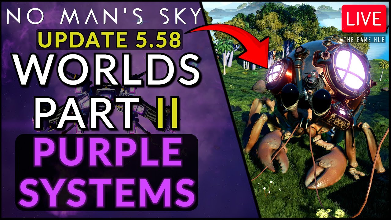 RARE Sentinel & Giant Hunt in PURPLE SYSTEMS! - No Man's Sky 5.58