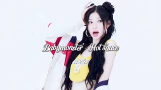 Babymonster  Hot Sauce  Slowed  Reverb 