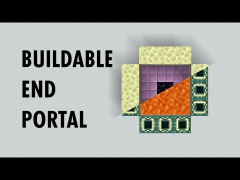 Minecraft buildable end portals Datapack