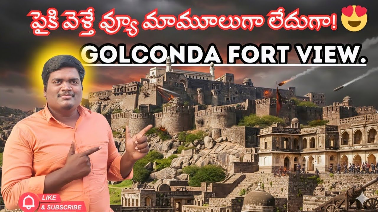 Golconda Fort full video ||గోల్కొండ కోట|| historical place || Golconda || Hyderabad || Telugutourist