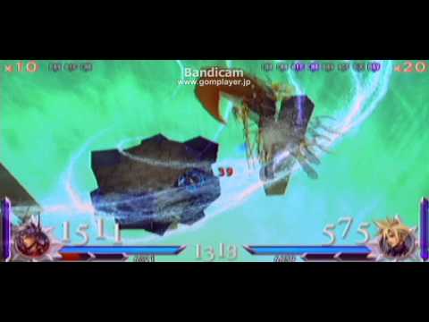 【ディシディア012 FINAL FANTASY】 フリオニール VS クラウド