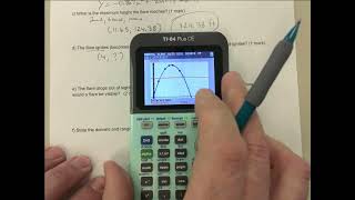 AC 5 CORRECTION - QUADRATIC REGRESSION PROBLEM (FLARE), DOMAIN AND RANGE, ETC