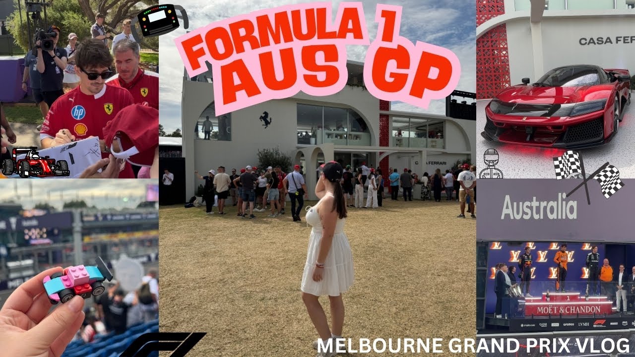 Australian F1 Grand Prix 2025 | VLOG, race day, melbourne walk, practice, qualifying & more