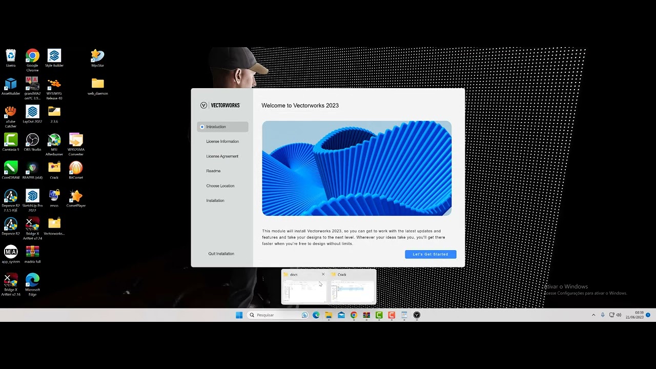 vectorwork 2023 estalaçao