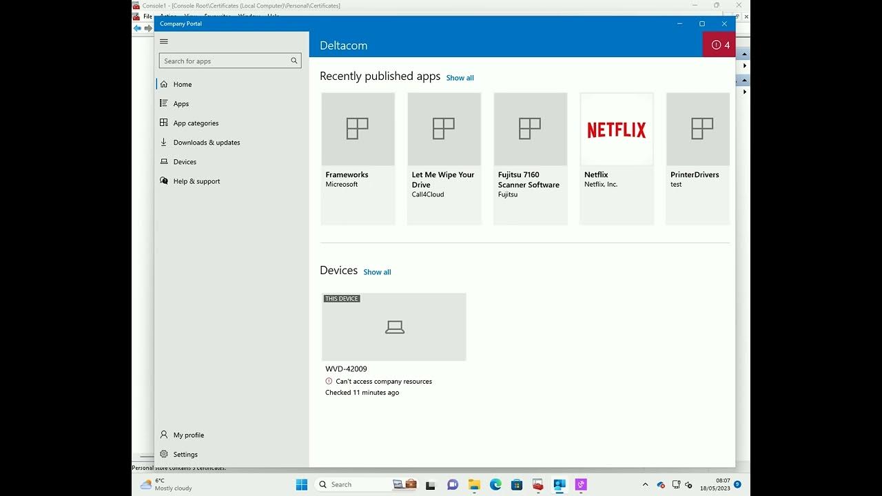 Fix missing Intune Certificate with MDE YouTube