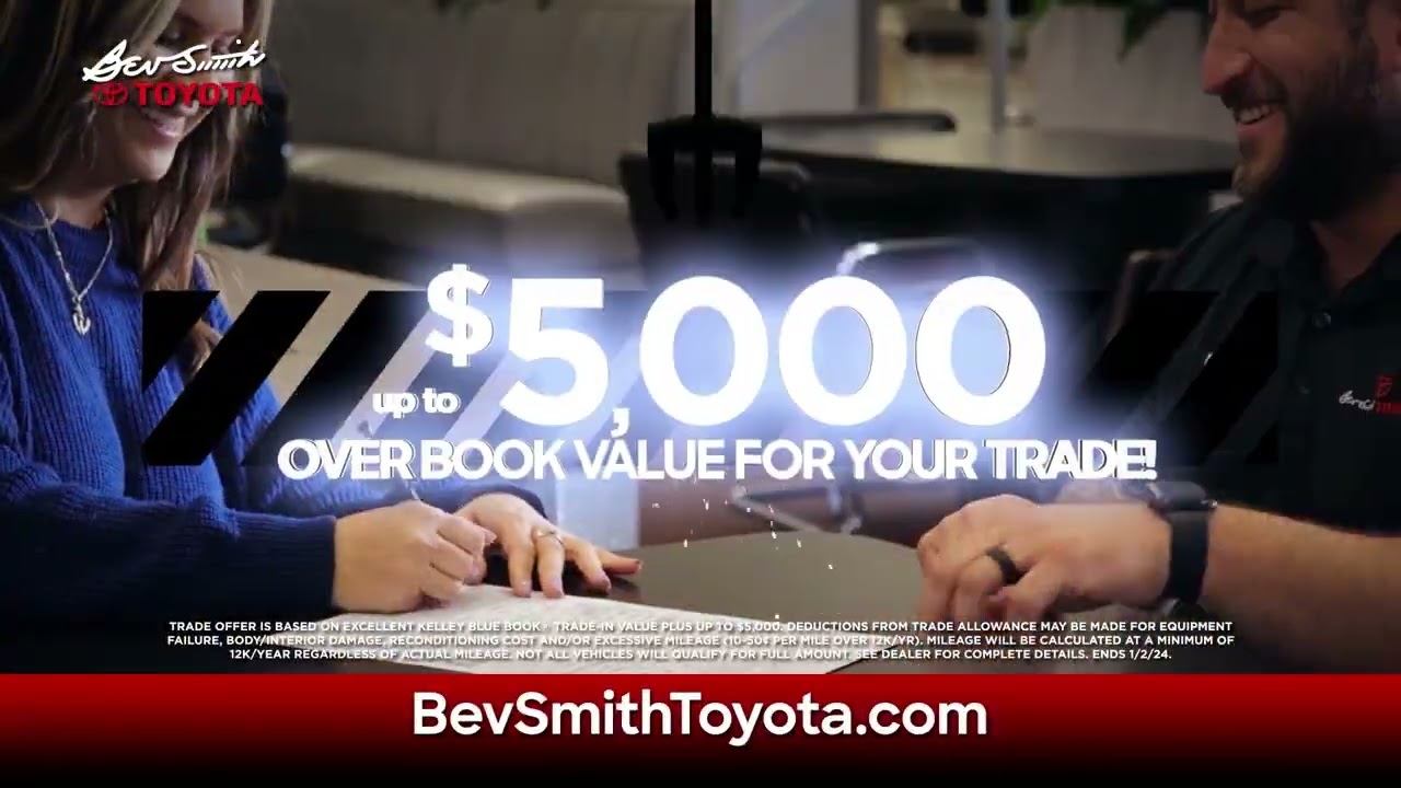 Final Days of Savings at Bev Smith Toyota