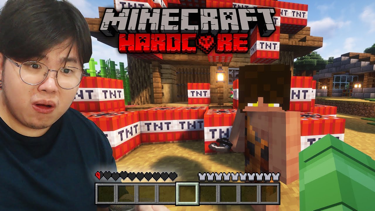 Gw Nyesel Ajak Youtuber Paling Rusuh Ke Minecraft Hardcore Gw ... [#06]