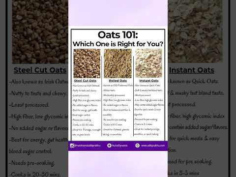 All you need to know about different types of Oats oats rolledoats steelcutoats instantoats