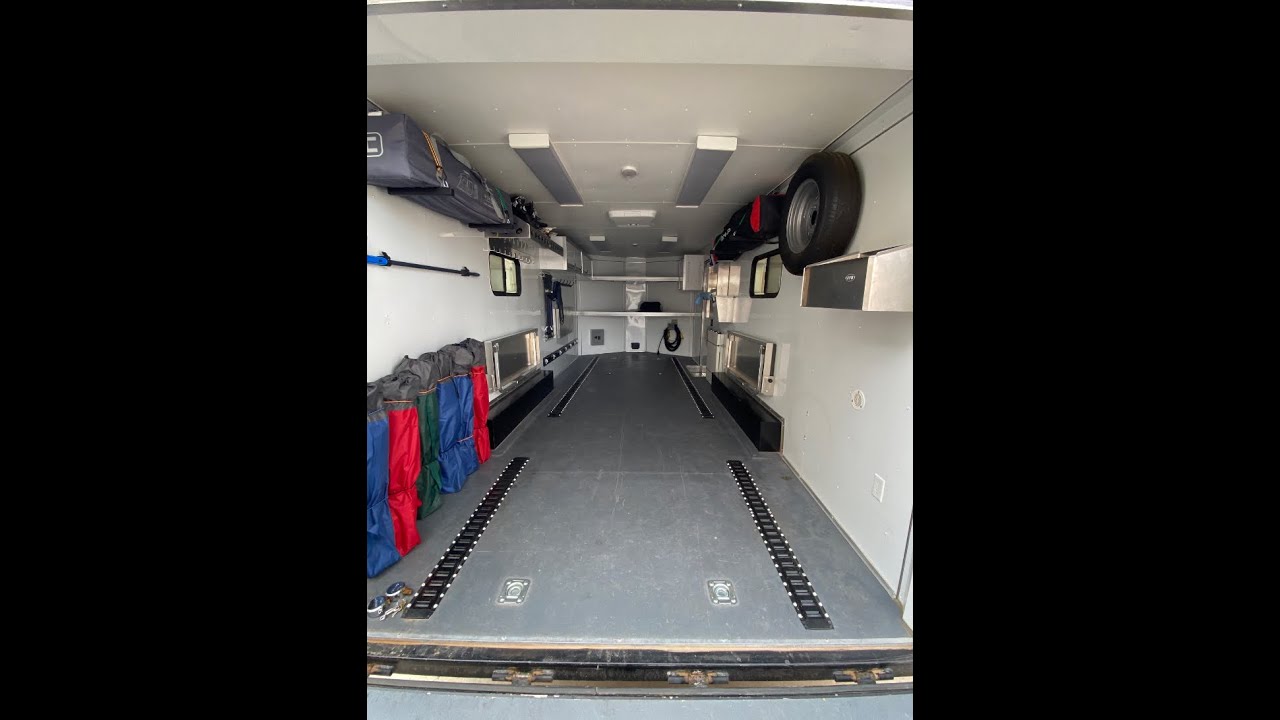 Enclosed Trailer Conversion │Dirt Bike Setup │ Trailer Walkthrough