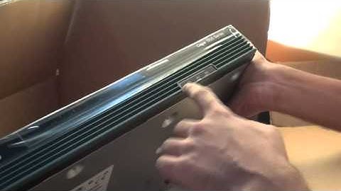 Unboxing cisco 1900 series router