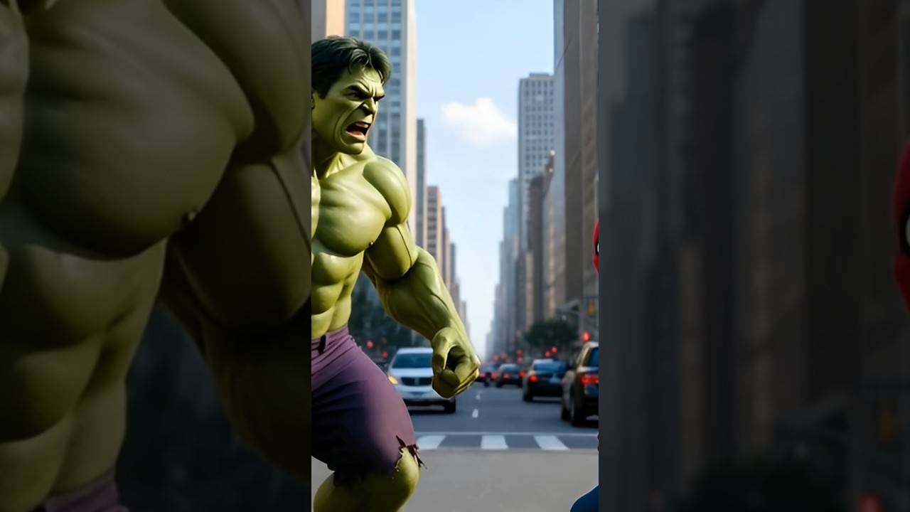 Hulk vs Spider-Man | A Fight That Changed Everything” Emotional car restoration history Short part